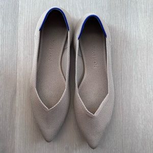 Rothy’s 'The Point' - 8.5  Ecru Flat